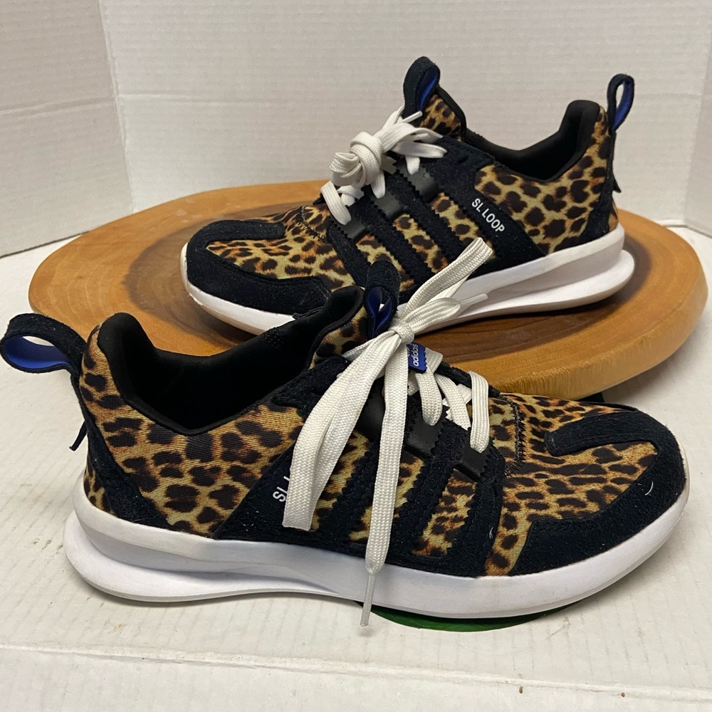 Adidas Sl Loop Cheetah Print Sneakers - image 1